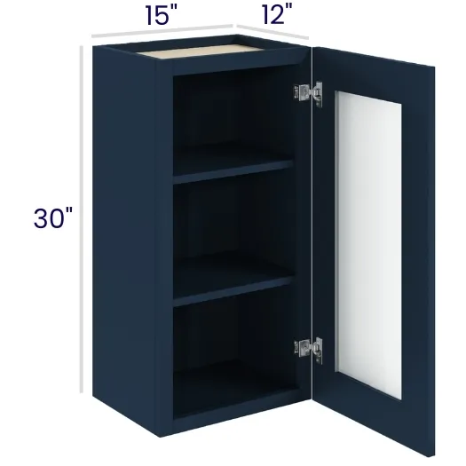 Navy Blue Shaker Color Matched Interior