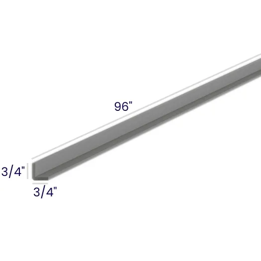 Heather Gray Shaker Moldings · Outside Corner