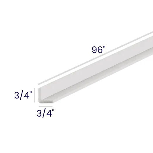 White Shaker Moldings · Outside Corner