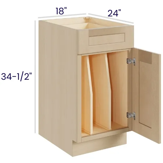Natural Birch Tray Divider Bases