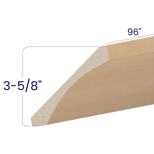 Oak Shaker Cove Crown Molding