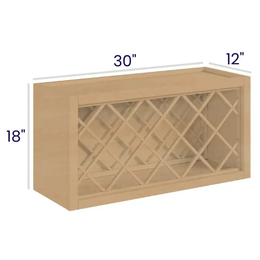 Oak Shaker Wine Rack